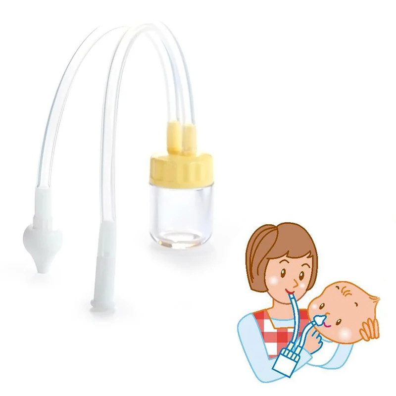 1Pc Newborn Baby Safety Adjustable Nose Cleaner Vacuum Suction Nasal Aspirator Monther Care Products Free Shipping #TC