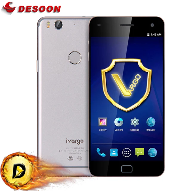 Original IVARGO V210101 Mobile Phone 5.0 Inch FHD Snapdragon 615 Octa Core 3GB+32GB 13MP NFC Hifi OTG 4G LTE Smartphone