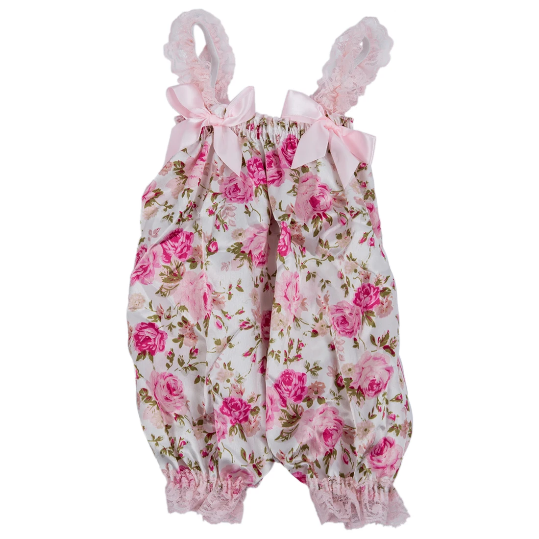 Newborn Infant Baby Girl Floral Ruffle Rompers Dress One ...