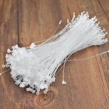 Прозрачная пластиковая защелкивающаяся веревка для праздничных флажков, Пряжка для рук, Наконечник иглы, застежка