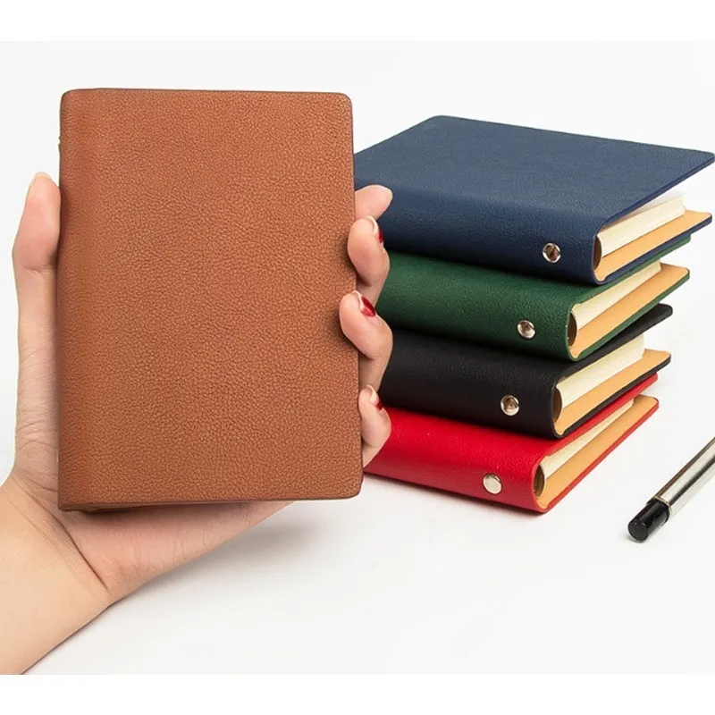 

A7 small notebook pocket book thickened simple notebook loose-leaf book detachable diary 365 days notebook