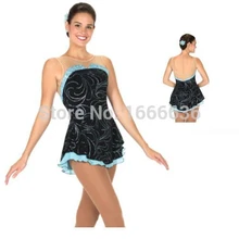 Платья для фигурного катания для взрослых Изящные новые Брендовые женские платья для катания на коньках для соревнований DR3868