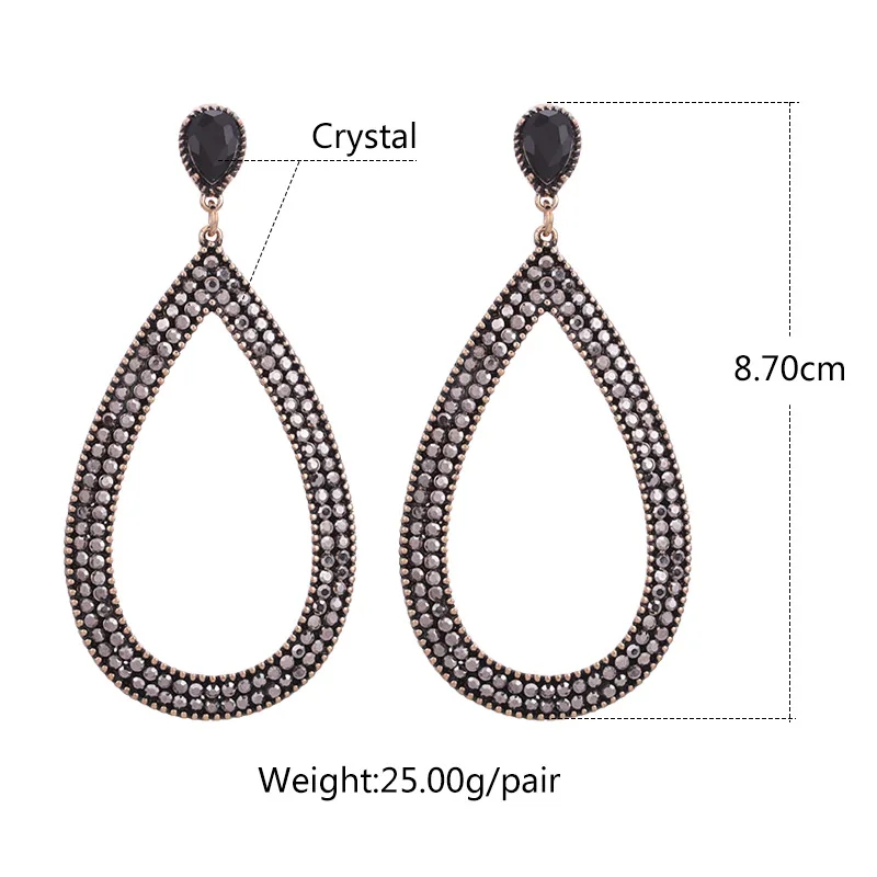 Big oorbellen pendientes long earrings (1)