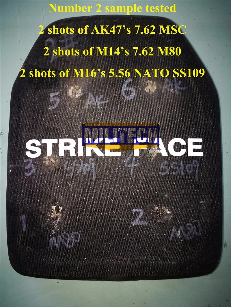 MILITECH SIC и PE NIJ III + пуленепробиваемый панель NIJ уровня 3 + Stand Alone баллистических панель NIJ lvl 3 AK47 и SS109 и M80 SAPI плиты