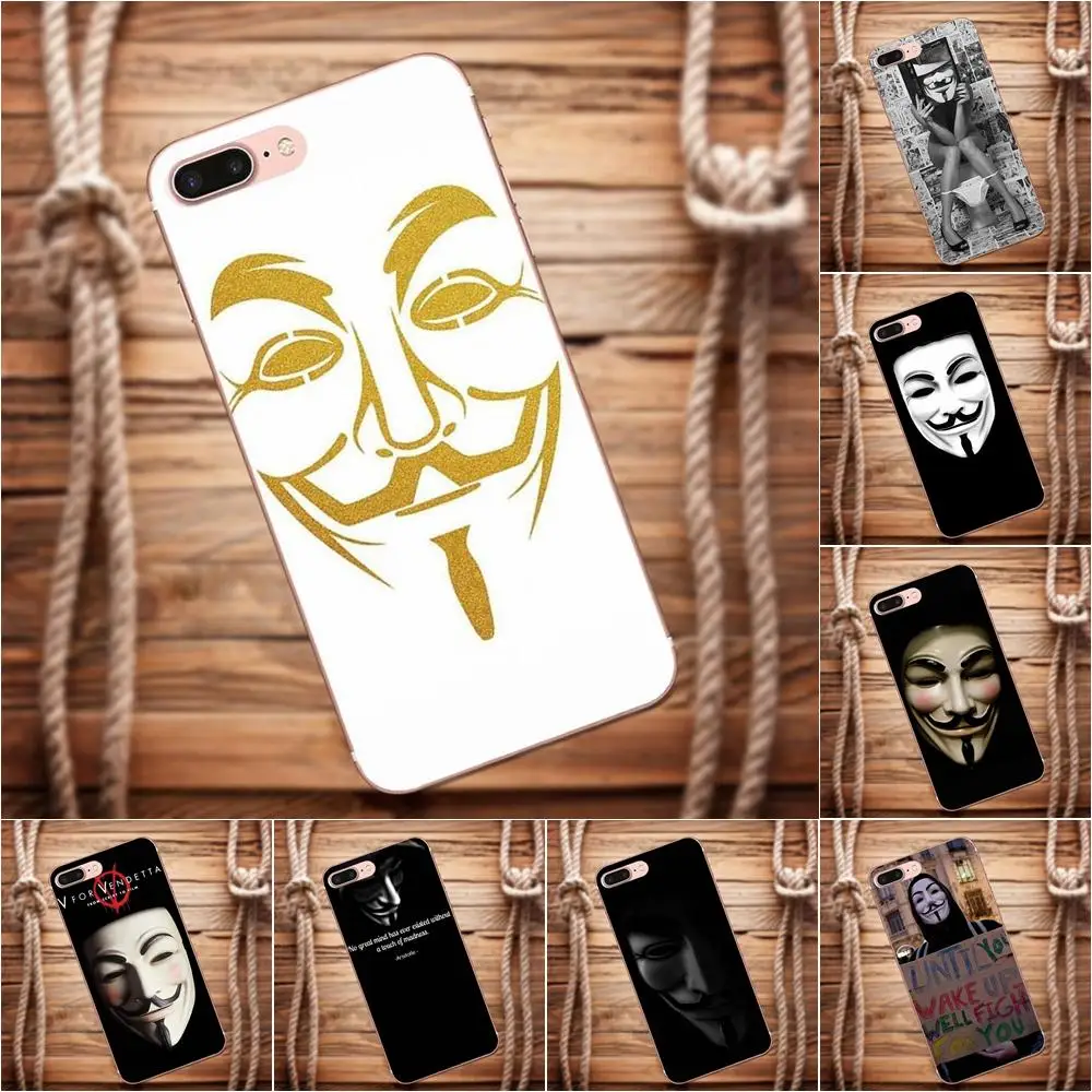 Vvcqod для Xiao mi Red 5 4A 3 3S Pro 4 4i 5S Max x 2 Note Plus мягкая маска телефона Guy Fawkes | Мобильные
