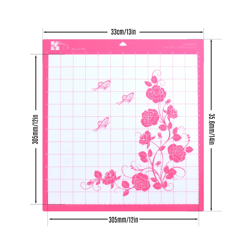 Сменный коврик для резки 12 "на 12" Стандартный сцепляющий клей коврик для резки с измерительной сеткой для плоттера для резки Камея