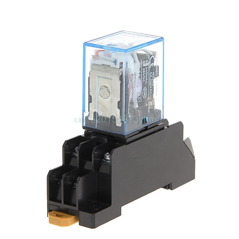 

8 Pin PYF08A 220/240 V AC Bobina Power Relay DPDT MY2NJ With Base #L057# new hot