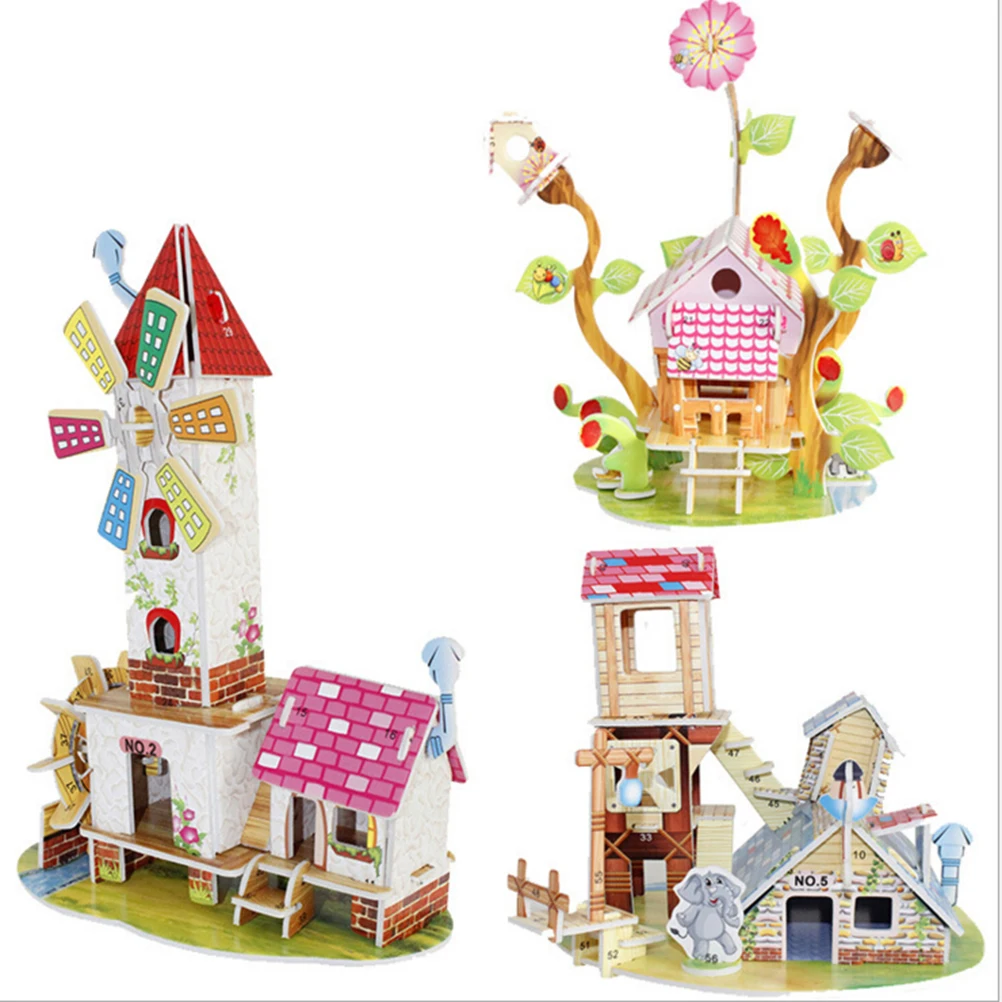 Rompecabezas rompecabezas bebé juguete niño Aprendizaje Temprano Castillo construcción patrón regalo para niños brinquedo educativo casas rompecabezas Rompecabezas rompecabezas bebé juguete niño Aprendizaje Temprano Castillo construcción patrón regalo para niños brinquedo educativo casas rompecabezas