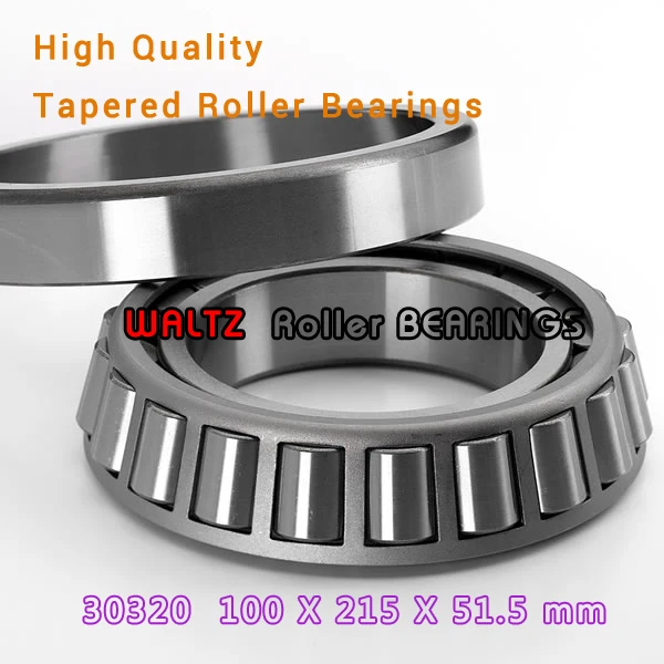 

100mm Bearing 30320 7320E 30320A 30320J2 100x215x51.5 High Quality Single-row Tapered Roller Bearing Cone + Cup