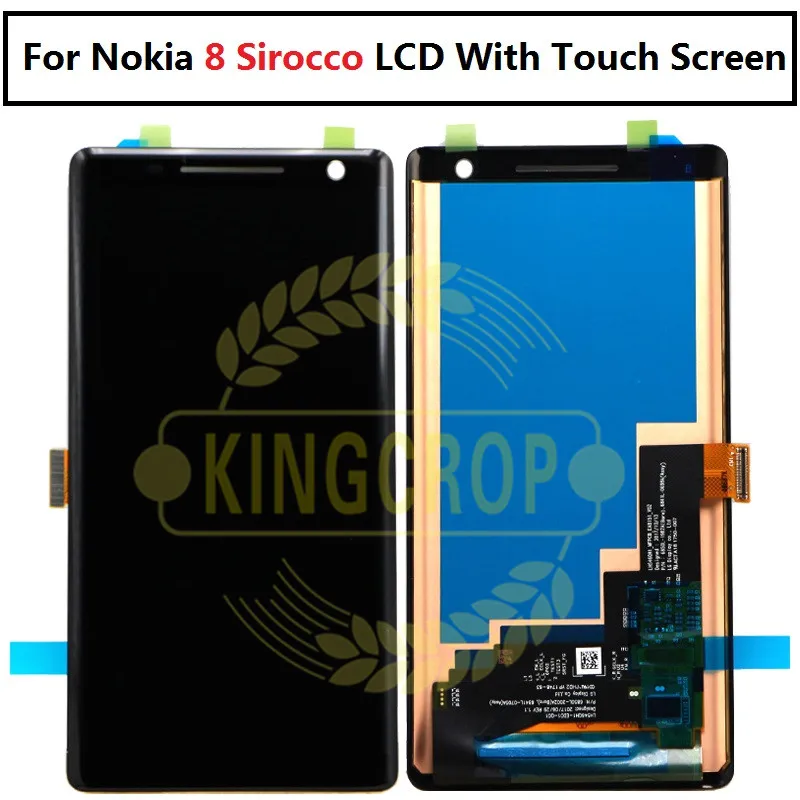 

5.5'' For Nokia 8 Sirocco LCD Display Screen with Touch Screen Digitizer Assembly For Nokia Nokia8 Sirocco lcd screen