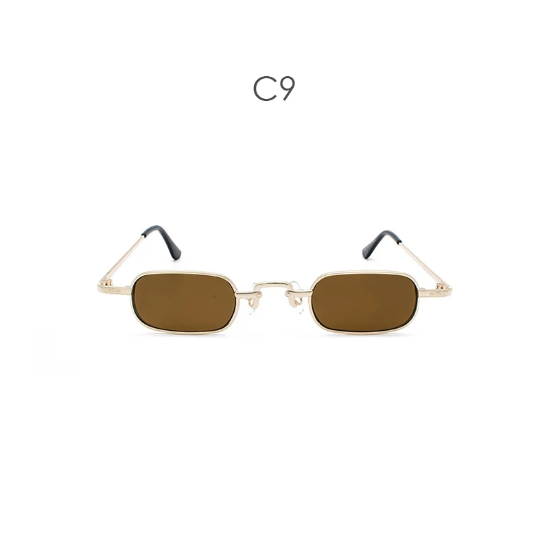 Iboode ретро маленькие квадратные металлические женские солнцезащитные очки в стиле стимпанк мужские модные солнцезащитные очки дизайнерские очки женские высококачественные