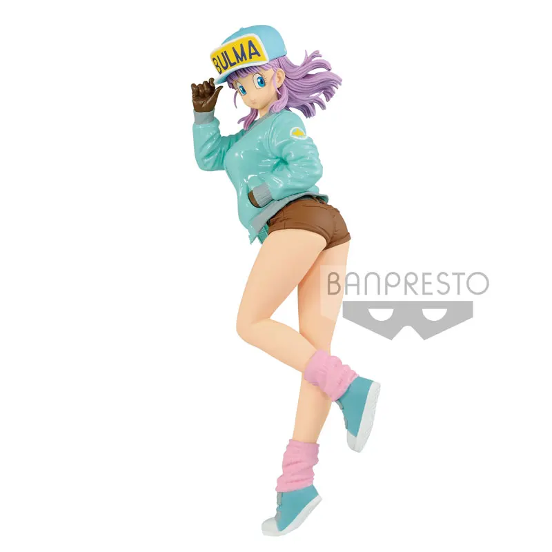 100% оригинальная Коллекционная Фигурка Banpresto с блестками Bulma II (специальный цвет