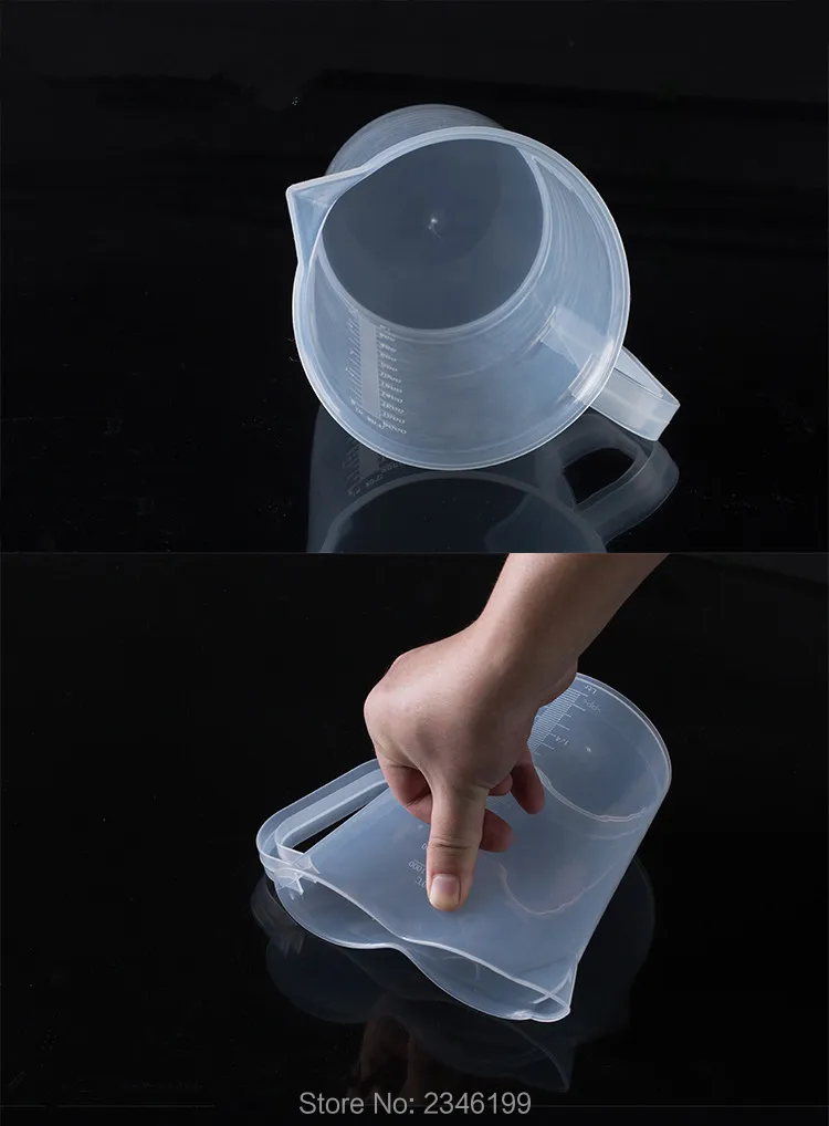3 шт. точные пластиковые подвесные шкалы с ручкой 1000 мл|cup with handle|cup withcup cups |