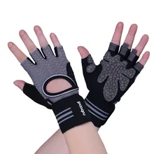 Новые Перчатки для фитнеса, Мужская экипировка, тренировка, Длинные запястья, полпальца, движение