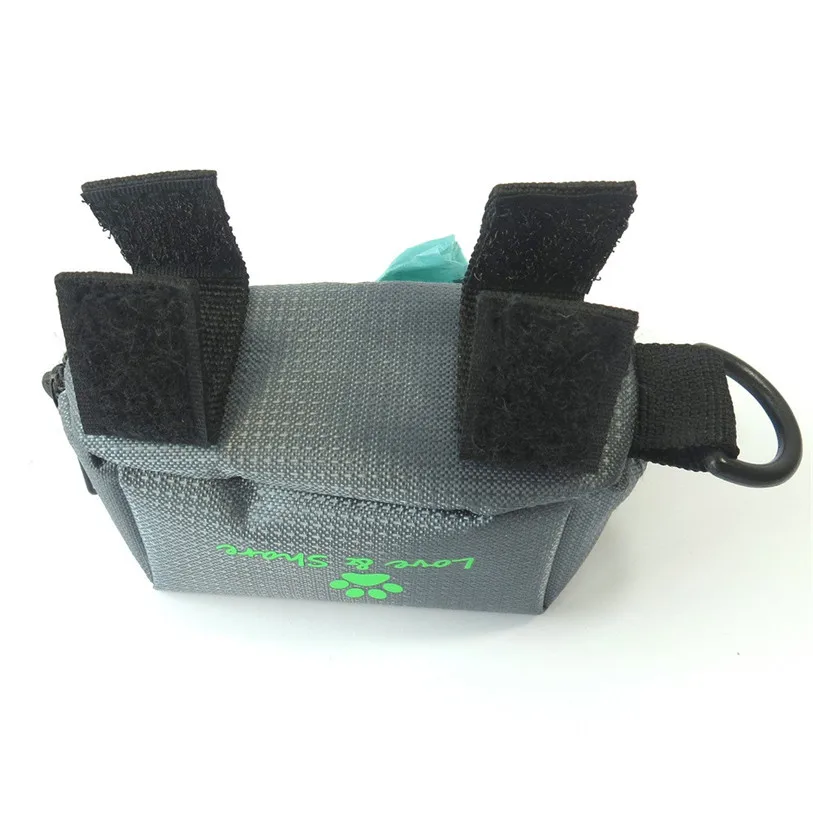 Fashion Waste Poop Bags For Pet Dog Cat Travel Pet Dispenser Waste Dog Puppy Pick-Up Bags Poop Bag Holder Hook Pouch #F#40DC14 (15)