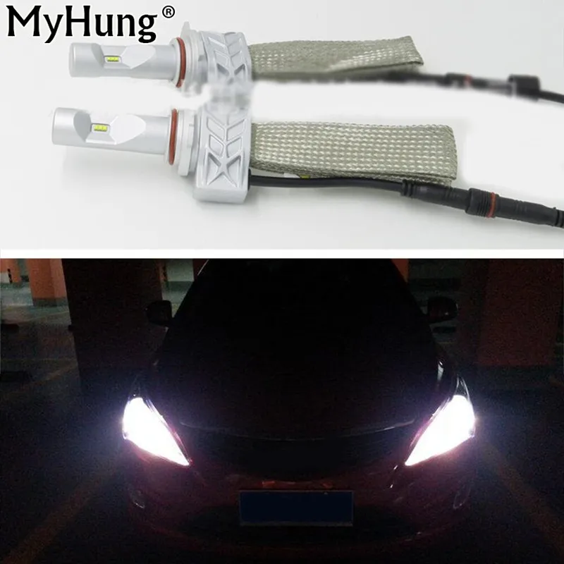 2x 9005 HB3 6000LM 60W For Car Headlight Conversion Kit Bulb DRL