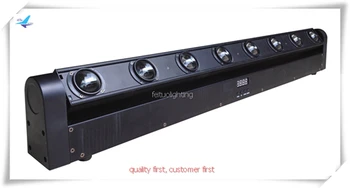

8pcs/lot Sharpy Moving Head Beam 8x10W rgbw 4 in 1 Led Rotating Dj Bar Cheap Led Stage Light with flight case