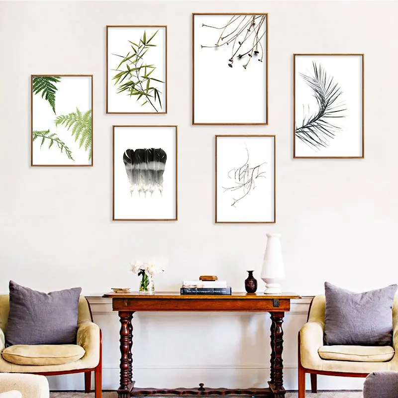 

Green Plant Nordic Canvas Painting Wall Art Print Poster Home Decor Bedroom Living Room Decor Painting No Frame Picture
