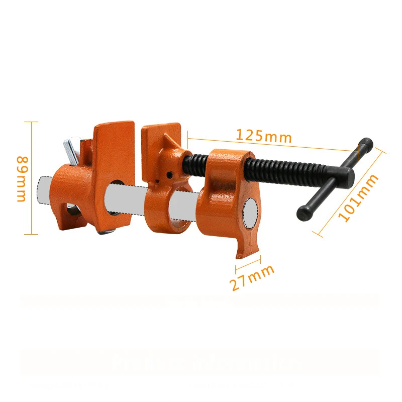 1/2 3/4 дюймовый Плотницкий инструмент клееный зажим чугунная труба Тяжелая столярная техника