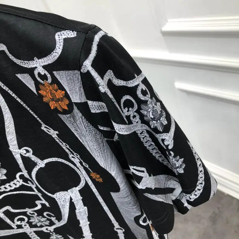 Весна 19ss новые модные футболки с принтом футболка для мужчин хлопок известный бренд одежда Топ