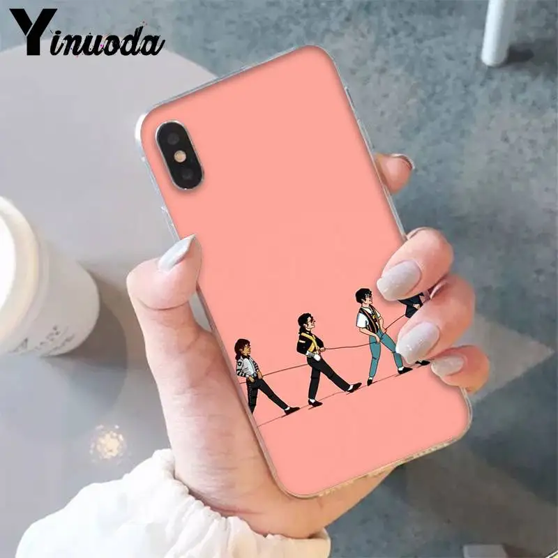 Yinuoda Майкл Джексон мягкий чехол для телефона iPhone 8 7 6 6S Plus X XSMAX 5 5S SE XR 10 Fundas Capa 11 11pro 11promax - Цвет: A3