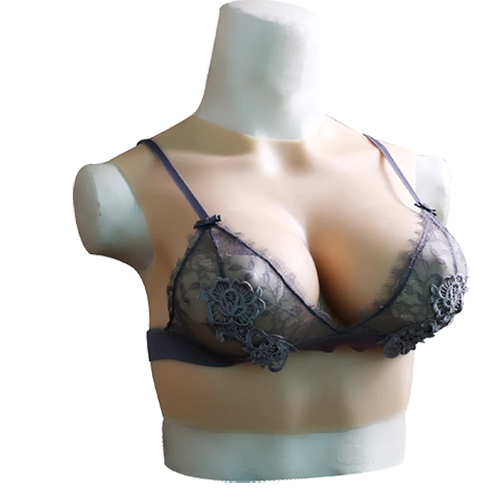 Freeme силиконовые груди круглый воротник короткая версия F чашки для Corssdresser и