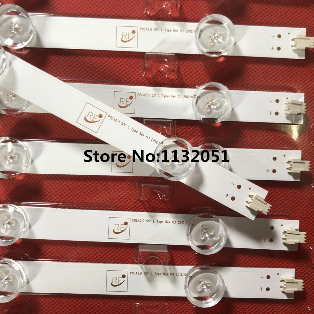 14 шт./компл. светодиодный подсветка полосы Бар LZ55O1LCEPWA A B для LG 55 дюймов ТВ 55LN5400 55LN5200 INNOTEK POLA2.0 55 R L Тип