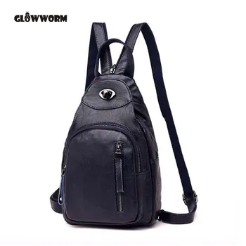 

Women Backpack Genuine Leather Fashion Causal Bags High Quality Cowskin Female Shoulder Bag Trendy Backpacks For Girls