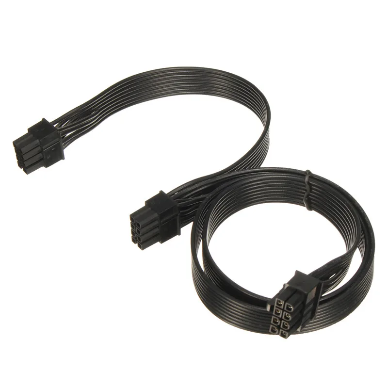 60cm GPU Power Extension Cable Cord 18AWG 8 Pin Male to Dual 8Pin(6+2) Male PCI-E Video Graphics Card Power Cable