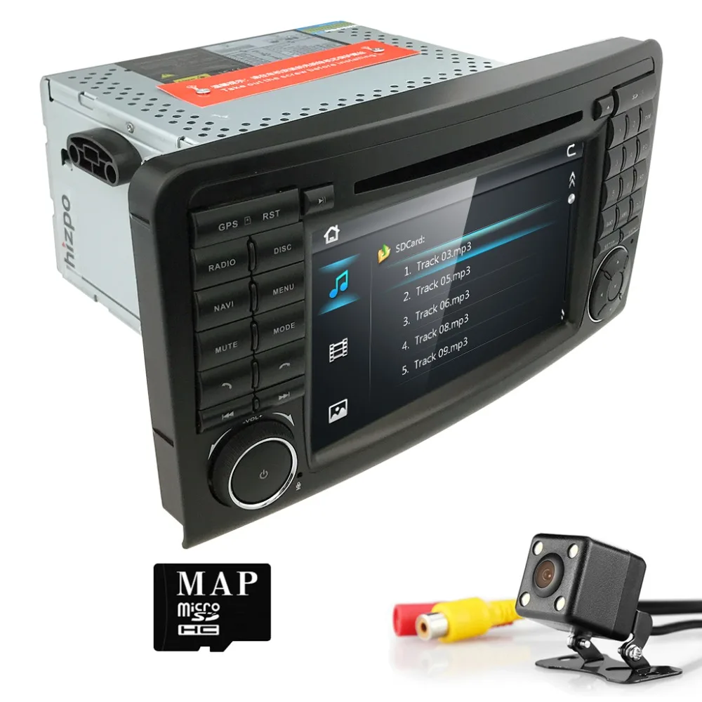 Flash Deal Double Two Din Car CD DVD Player For Mercedes Benz ML Class W164 GL320 X164 ML450 GPS Navigation Radio Stereo BT HD High Quality 3