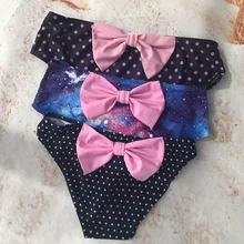 Купальник Сексуальный купальник Бикини Дно Лук Женщины Бразильский Купальник Женщин Biquinis Майо Де Бейн Купальники 7 цвета