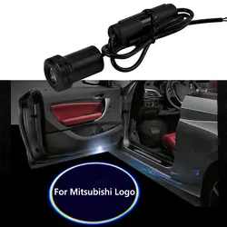 1-10 пар для Mitsubishi логотип двери автомобиля светодиодный проектор Ghost Shadow Light для ASX Pajero Grandis Eclipse Lancer Outlander L2