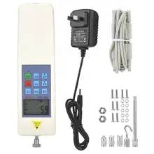 SH-500 Portable Push and Pull Tester Meter Digital Force Gauge 500N 100-240V CN Plug with Battery nk 20 portable dynamometer push pull force gauge tester meter analog force gauge