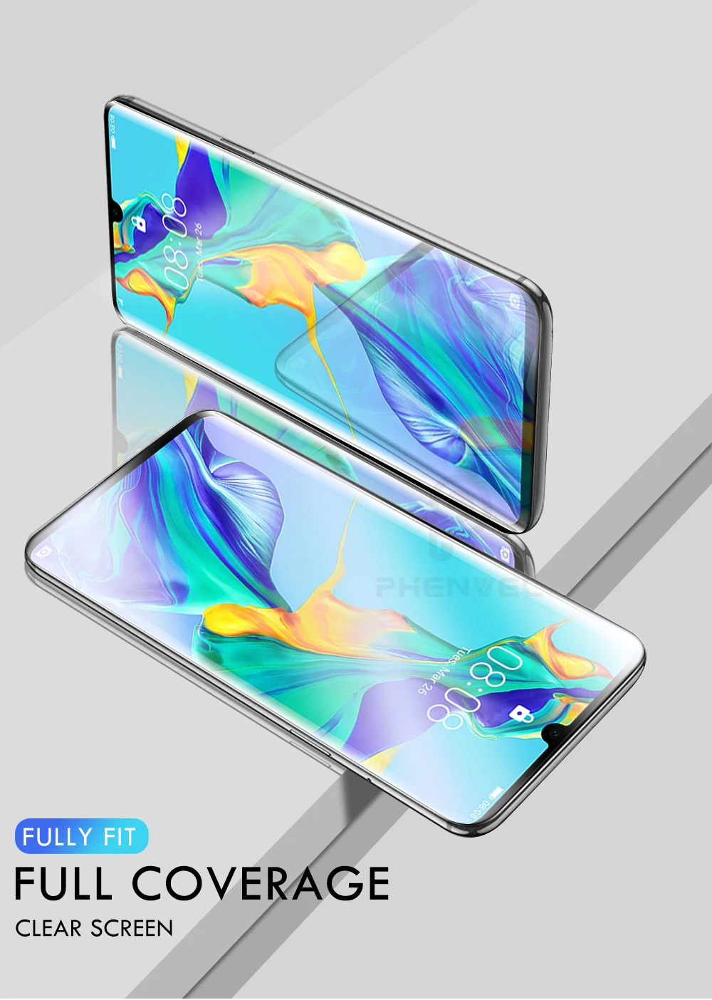 3D гелевая Защитная пленка для huawei P30 PRO P20 Lite, глянцевая Защитная пленка для экрана для huawei P10 Lite P30 P20 0,1 мм, задняя Гидрогелевая пленка