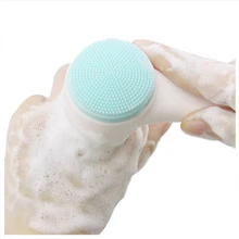 KH Мягкая силиконовая кисть для лица для очищения лица очиститель пор щетка для чистки лица инструмент для ухода за кожей Очищающая стиральная машина массажер