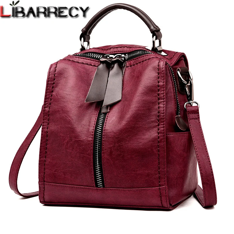 

Fashion Backpack Female Simple Ladies Genuine Leather Backpack Large Capacity School Bags for Girls Brand Backpacks for Women