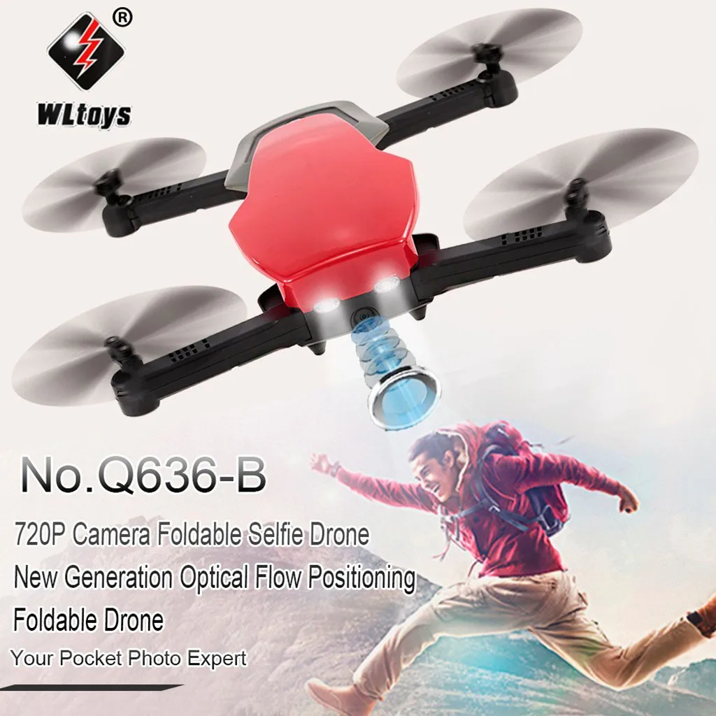 

Mini Drone Wltoys Q636-B 2.4G 4CH wifi FPV 720P HD Camera Drone RC Quadcopter Toys Gift RC Helicopter Dfly Dream Jouet MAR20
