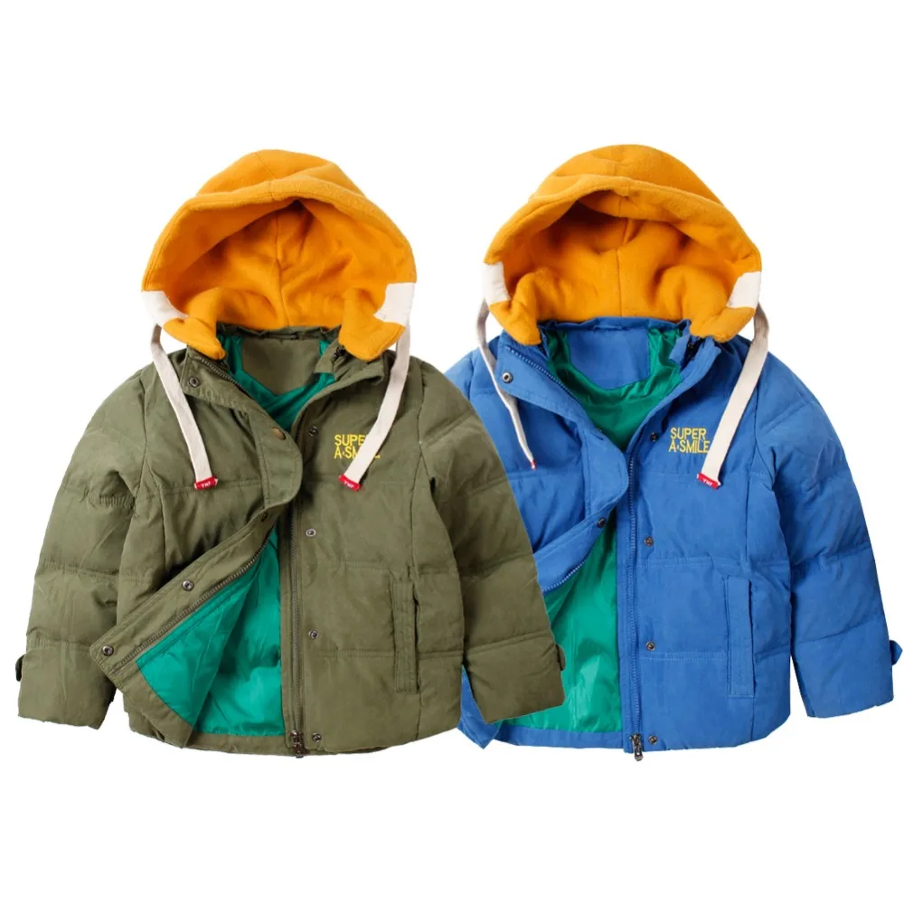 

High Quality Boy Down Coat Winter New 2017 Casual Warm Parka Coats Windproof Duck Down Jacket Kids Boys Hooded Outerwear