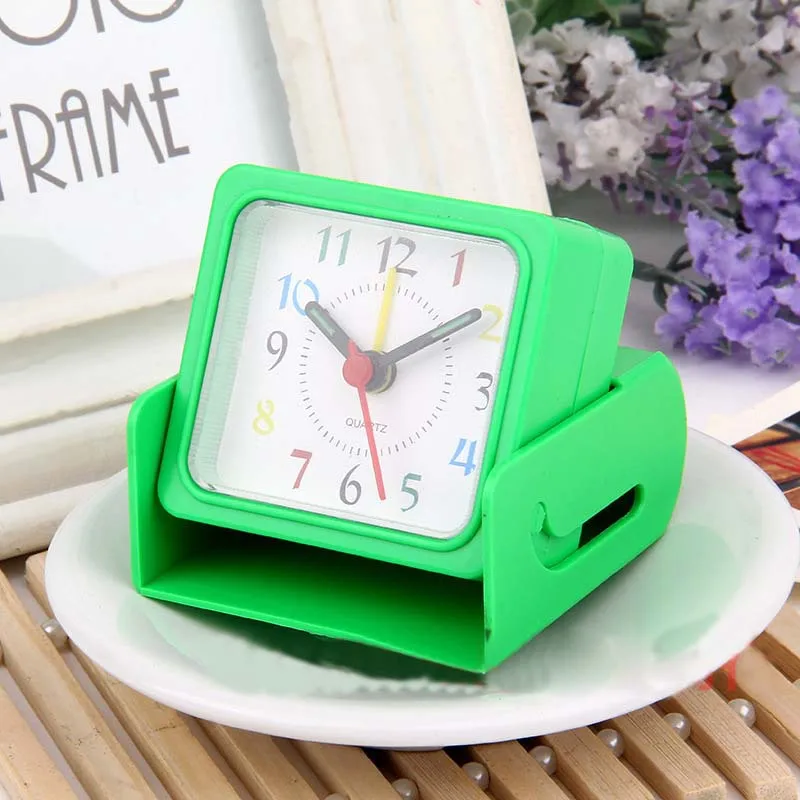 Electronic Desk Clock Retro Alarm Clock Saat Despertador Square Plastic