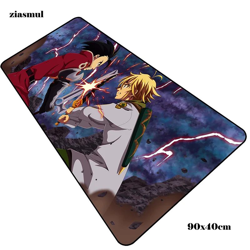 Size 900x400x3mm Seven deadly sins коврик для мыши 900x400x3 мм Лучшие коврики для мыши лучший игровой коврик для мыши геймер xl персонализированные коврики для мыши Клавиатура ПК pad - Цвет: Size 900x400x3mm