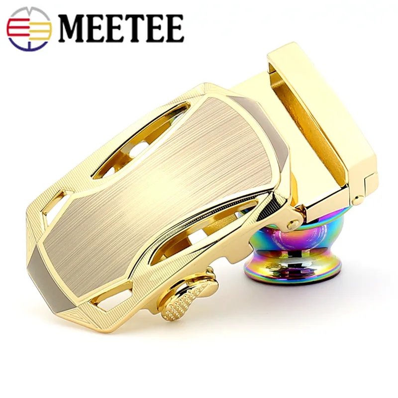 Meetee, 1 шт./3 шт., 35 мм, модные мужские пряжки из сплава, автоматическая пряжка, головка для 33-34 мм, ремень, сделай сам, кожа, ремесло, декоративная фурнитура