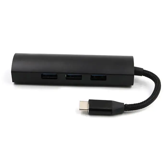 1 перетащить 4 USB3.0 высокое Скорость 105 мм 37g сети сплиттер Тип-C 3,1 серебряный, золотой, черный концентратор