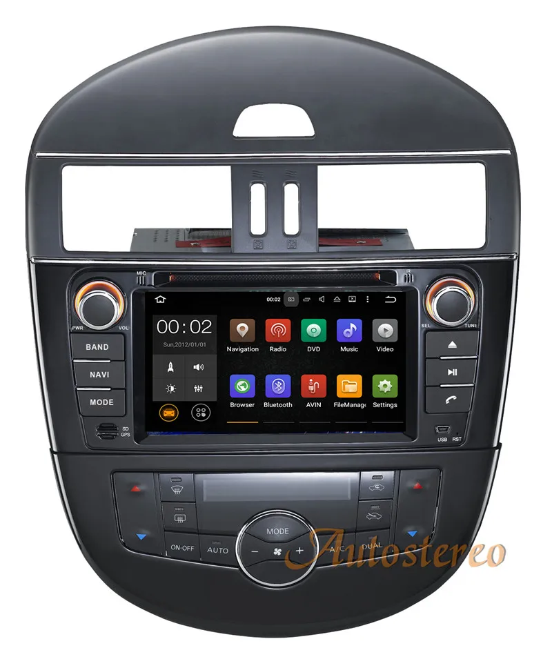 Cheap The Newest Android 7.1 Car GPS Navigation DVD Player For NISSAN Nissan Tiida Versa 2011-2017 auto stereo multimedia radio pad 5