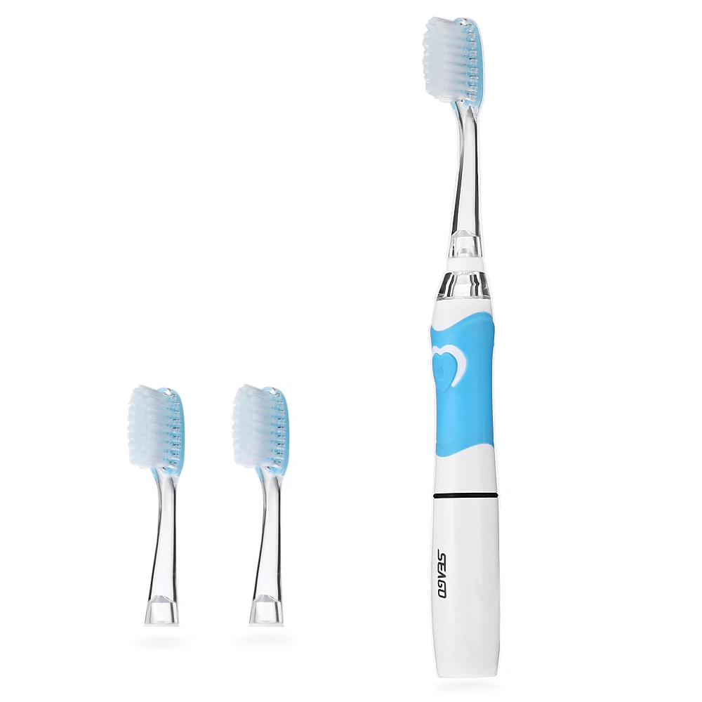 

SEAGO EK6 Professional Electric Toothbrush for Kids Intelligent Sonic Tooth Brush Vibration with 2pcs Replacement Brush Head Z32