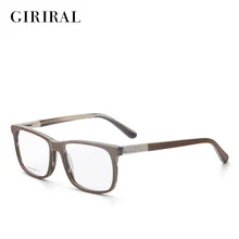 Ацетатная оправа для мужчин и женщин, винтажные Модные прозрачные очки для близорукости, роскошные дизайнерские Брендовые очки#4296
