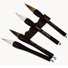 Кисточка для китайской каллиграфии из кроличьей шерсти для каллиграфическое письмо шерсть ласки китайские кисти для рисования четыре драгоценности Scholar