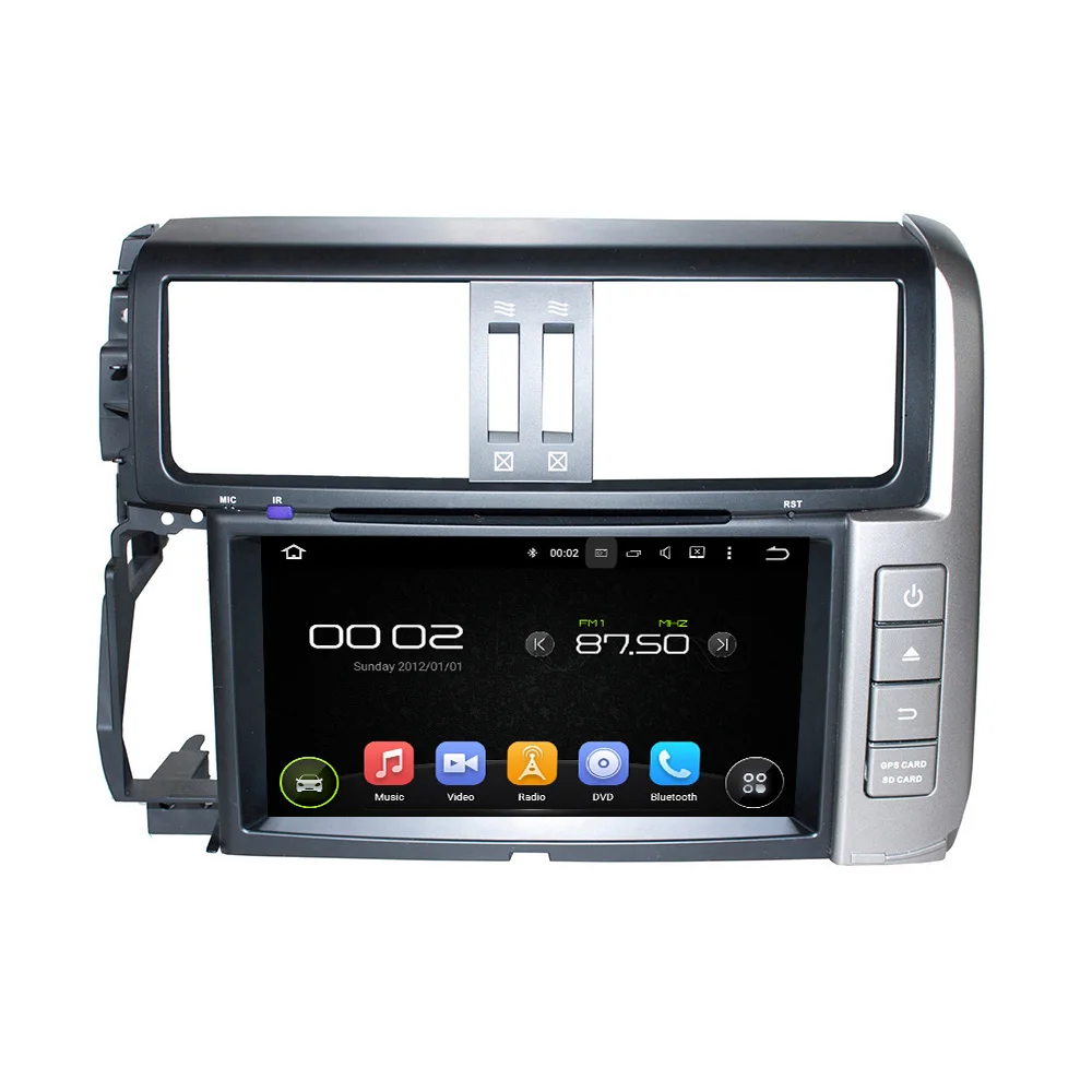 Perfect Octa Core 4GB RAM Android 8.0 Car DVD GPS Navigation Multimedia Player Car Stereo for Toyota PRADO 2010-2013 Radio Headunit 3