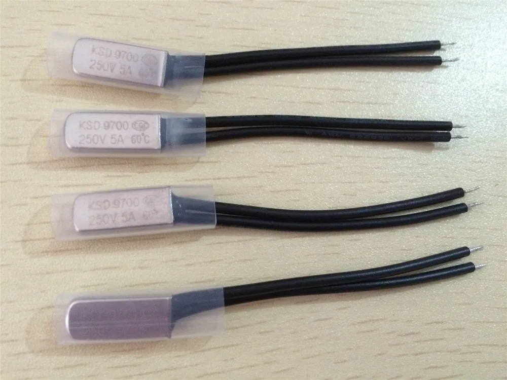 

20pcs KSD9700 145~150 Degree Temperature Control Switch Thermal Protector N/C 5A/250V