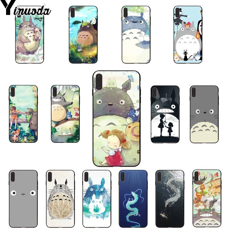 Yinuoda коробка студия Ghibli унесенный Тоторо DIY роскошный защитный чехол для Apple iPhone 8 7