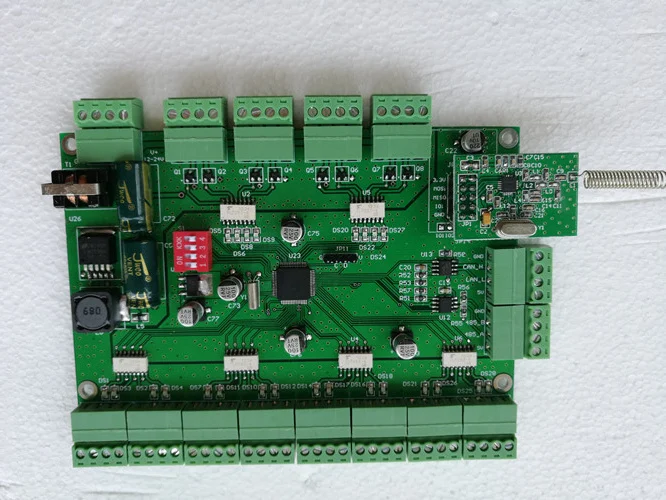 16 input 8 output wireless MCU STM32F103 control IO industrial board CAN RS485 communication interface CC1101 module | Обустройство